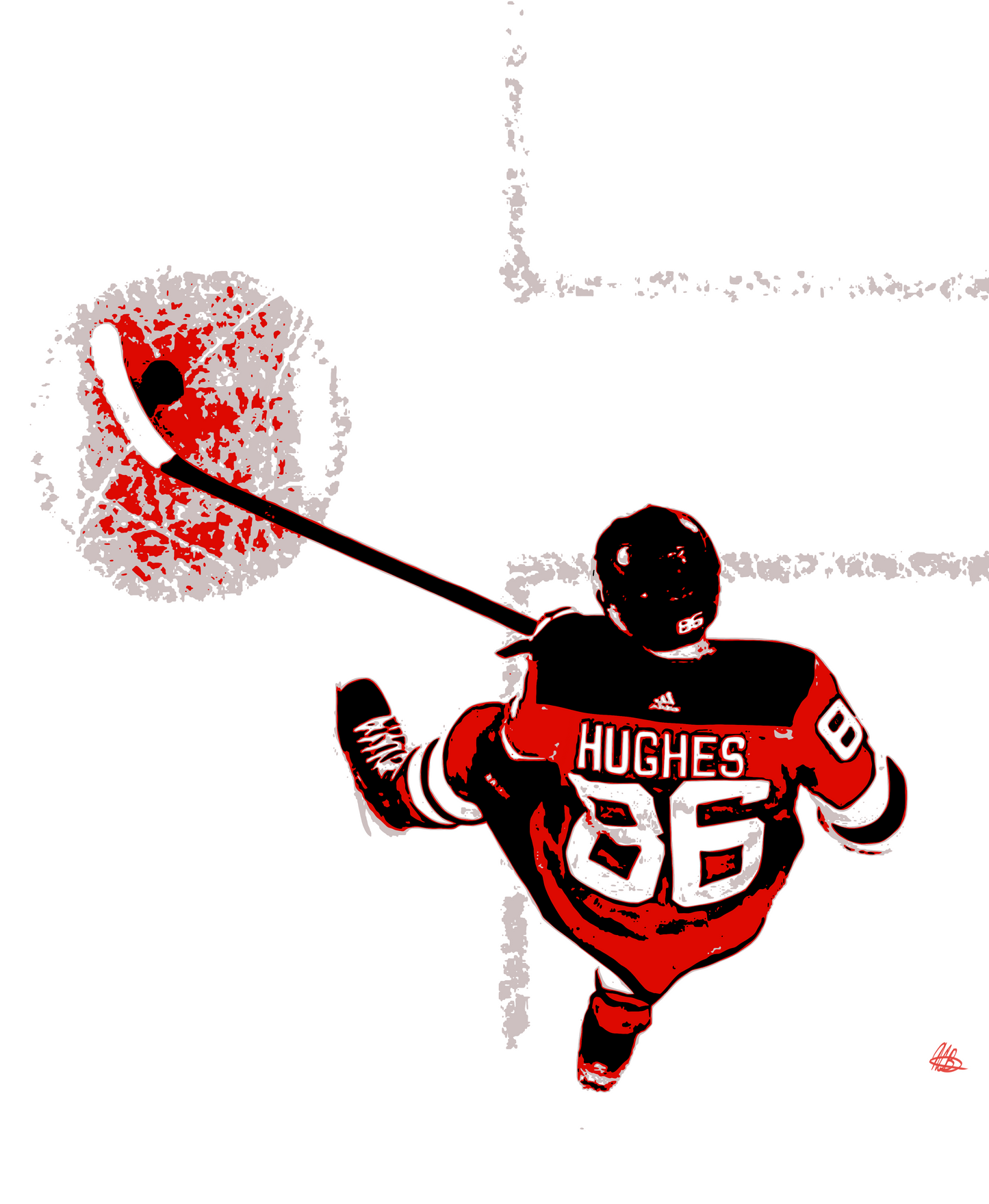 Custom 3 Color Pop Art Drawing