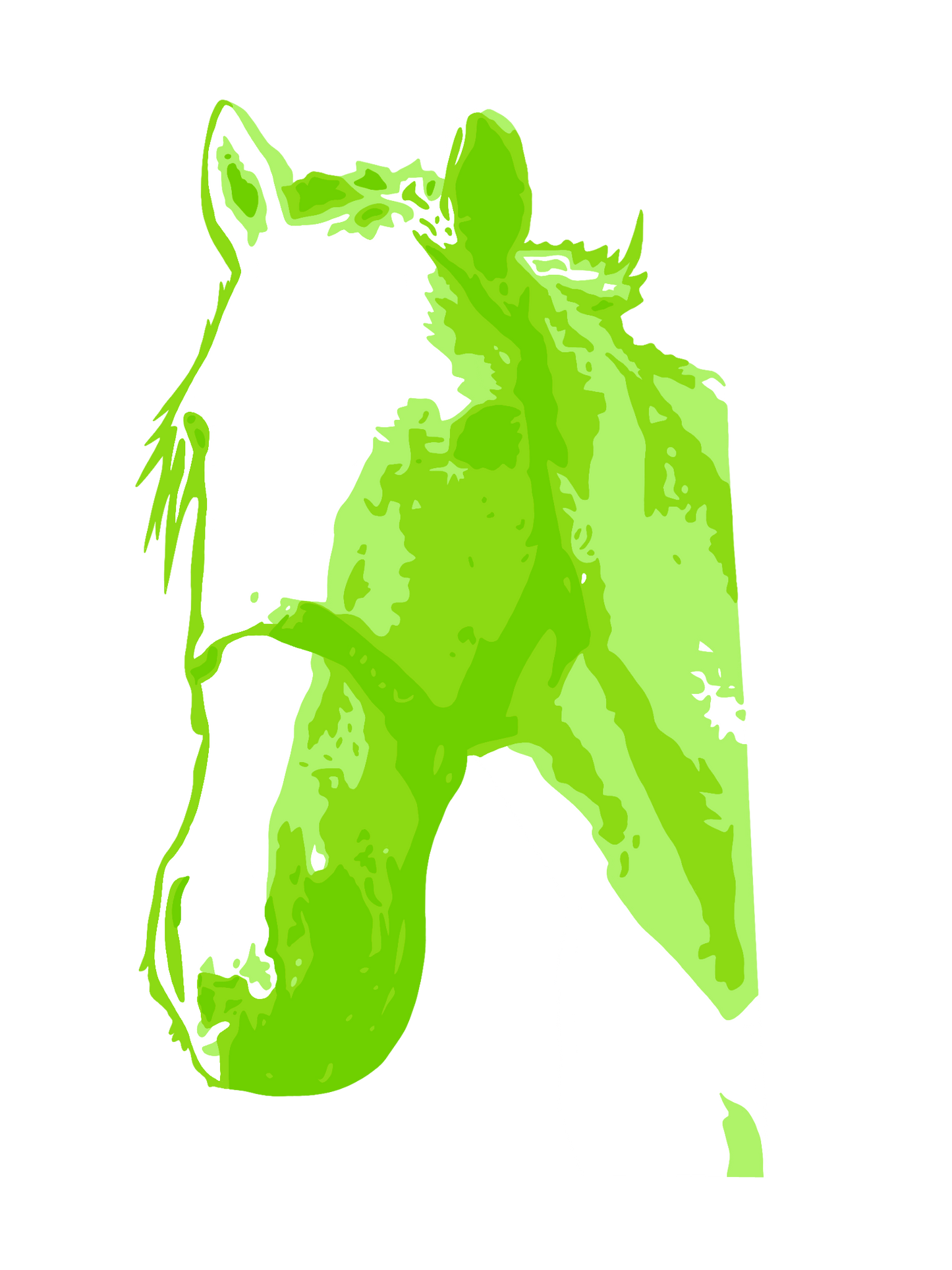 Custom 3 Color Pop Art Drawing