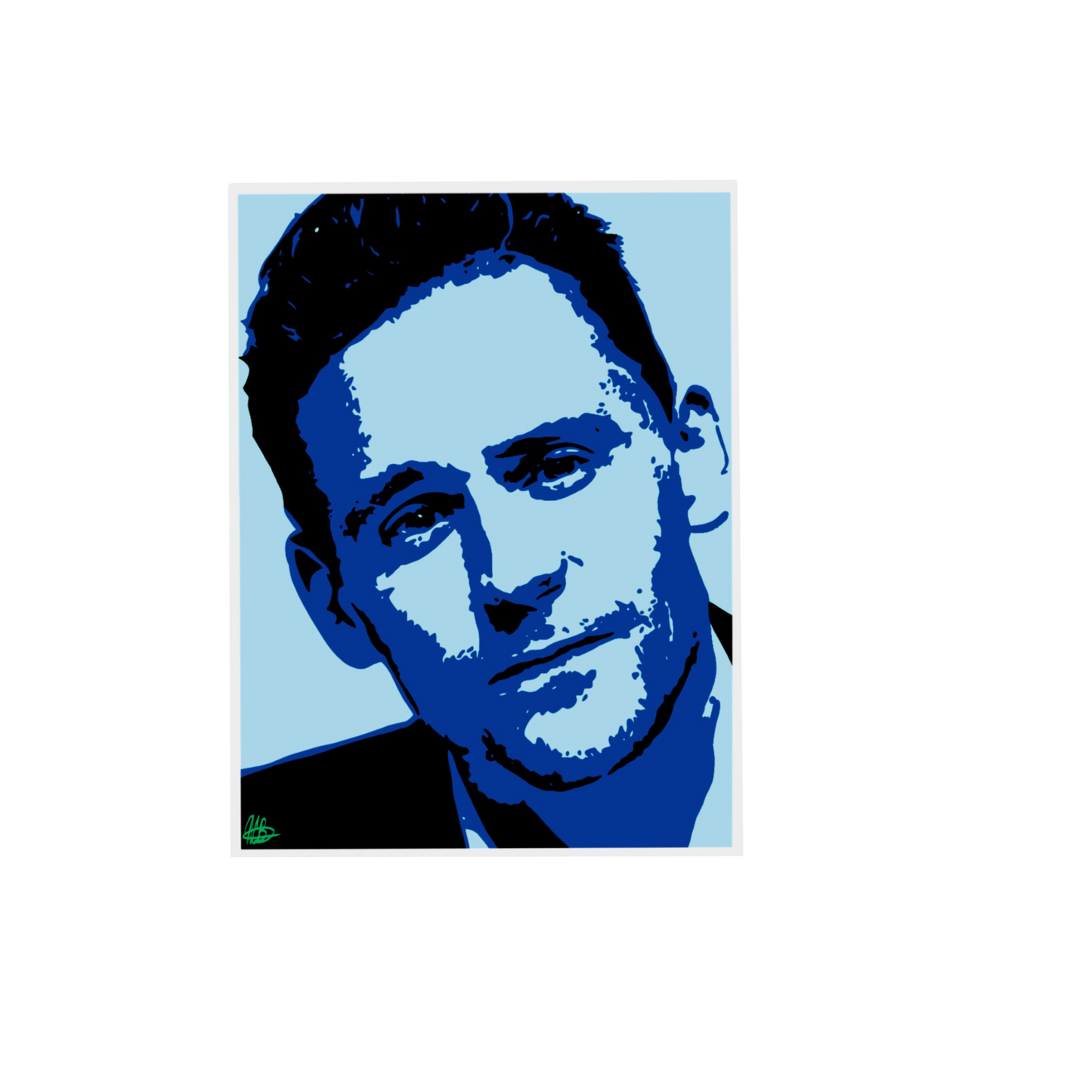 Custom 2 Color Pop Art Drawing