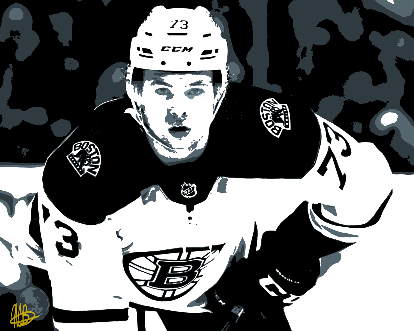 Custom 3 Color Pop Art Drawing