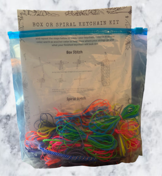 1x1 Box or Spiral Keychain Kit